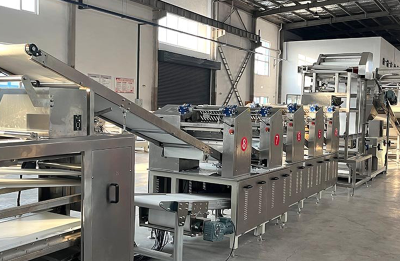 Non-frixum semi-arida / recens cocta (coctum) noodle productio linea